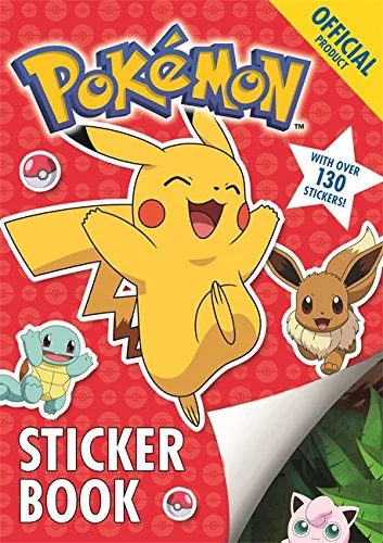 The Official Pokémon Sticker Book, nálepkový zošit s úlohami