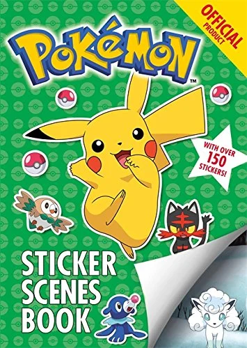 The Official Pokémon Sticker Scenes Book, nálepkový zošit s úlohami