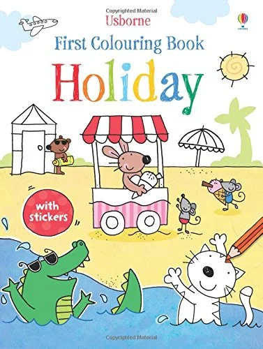 First Colouring Book Holiday, omaľovánka s nálepkami