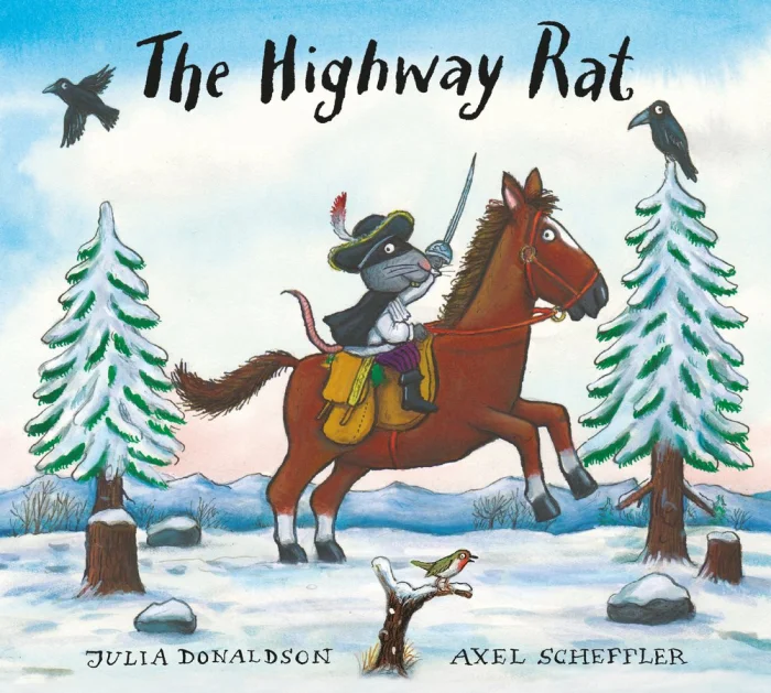 The Highway Rat Christmas, anglická kniha - leporelo