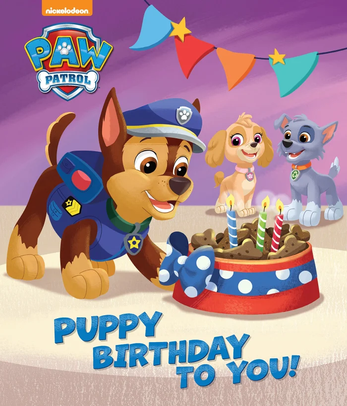 Nickelodeon PAW Patrol Puppy Birthday to You, anglická kniha