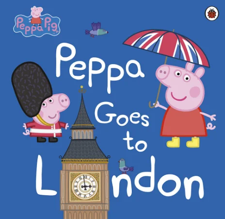 Peppa Goes To London, anglická kniha