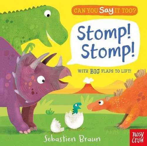 Stomp! Stomp!, anglická kniha - leporelo