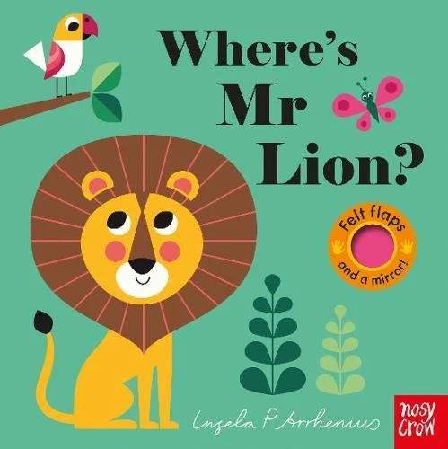Where's Mr Lion?, anglická kniha - leporelo