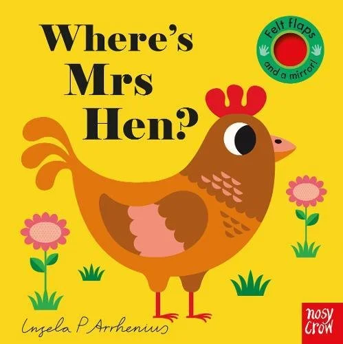 Where's Mrs Hen?, anglická kniha - leporelo