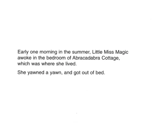Little Miss Magic, anglická kniha