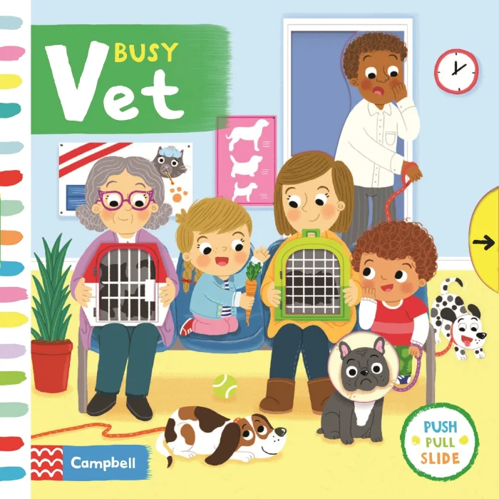 Busy Vet, anglická kniha - leporelo