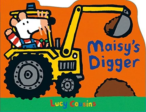Maisy's Digger, anglická kniha - leporelo