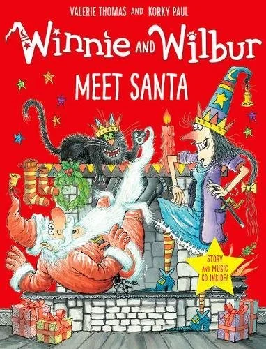 Winnie and Wilbur Meet Santa, anglická kniha s CD