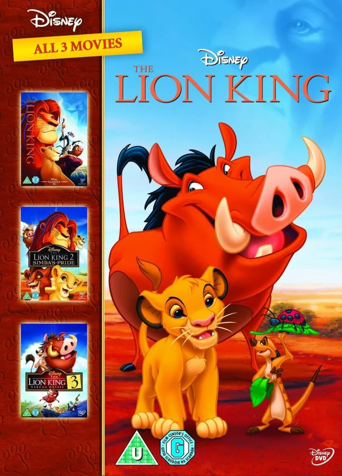 The Lion King 1-3, DVD