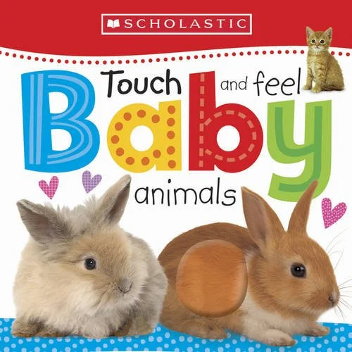 Touch and Feel Baby Animals, anglická kniha - leporelo
