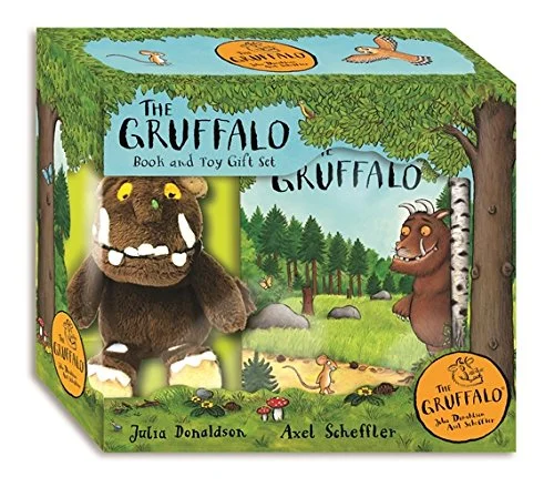 The Gruffalo: Book and Toy Gift Set, anglická kniha a plyšová hračka