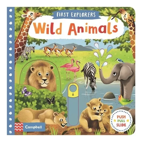 Wild Animals, anglická kniha - leporelo
