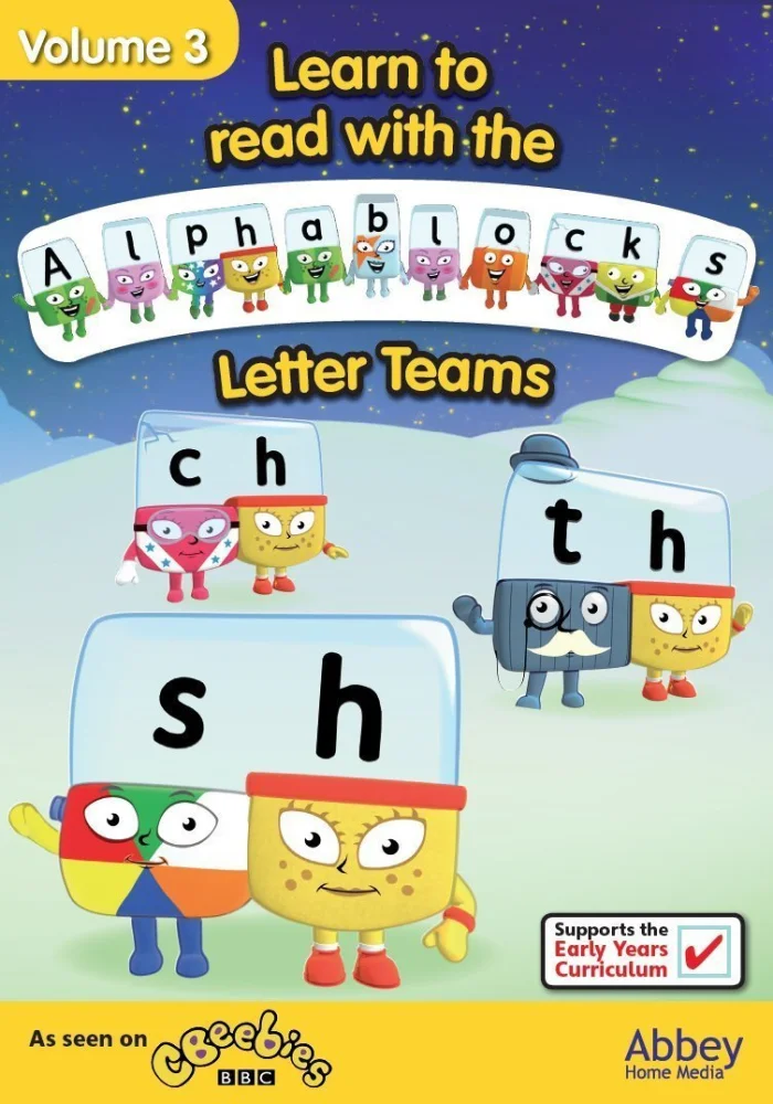 Learn To Read With The Alphablocks - Letter Teams (3), DVD