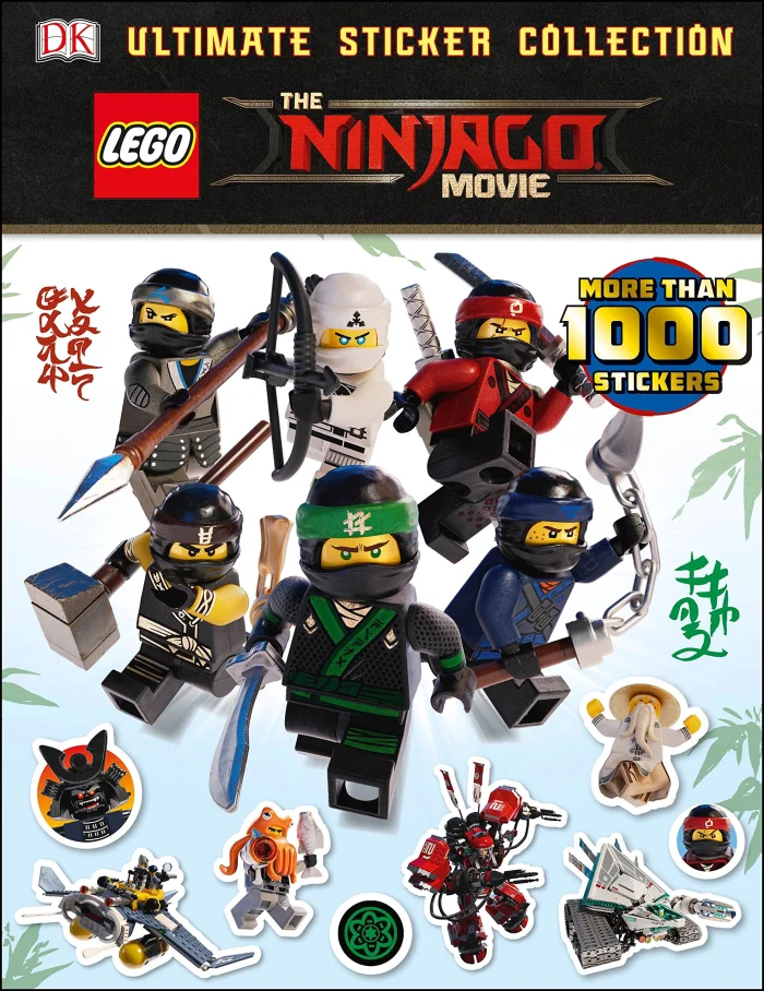The LEGO® NINJAGO® Movie™ Ultimate Sticker Collection, nálepkový zošit
