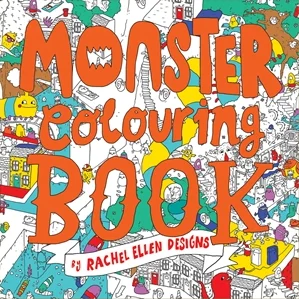 Monster Colouring Book (SQCBK17), omaľovánka
