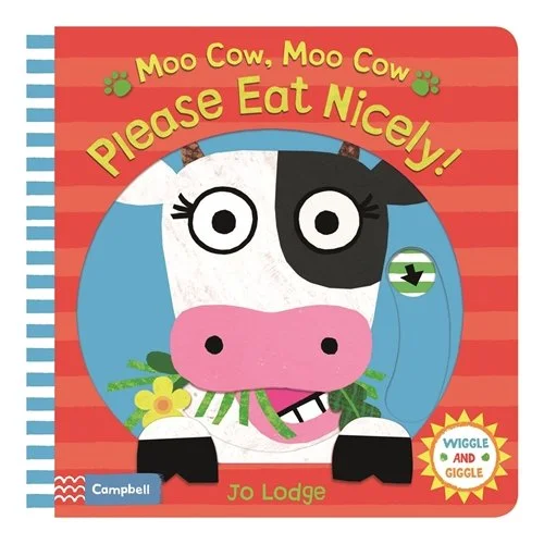 Moo Cow, Moo Cow, Please Eat Nicely!, anglická kniha - leporelo