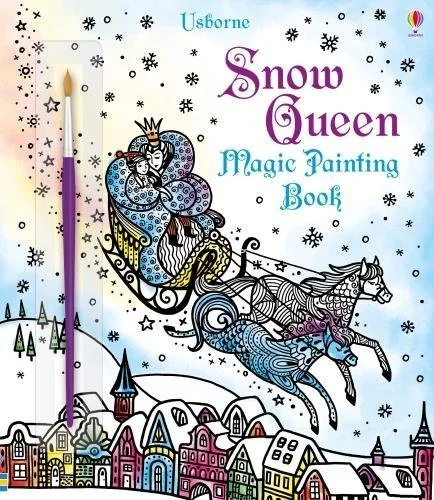 The Snow Queen Magic Painting Book, omaľovánka