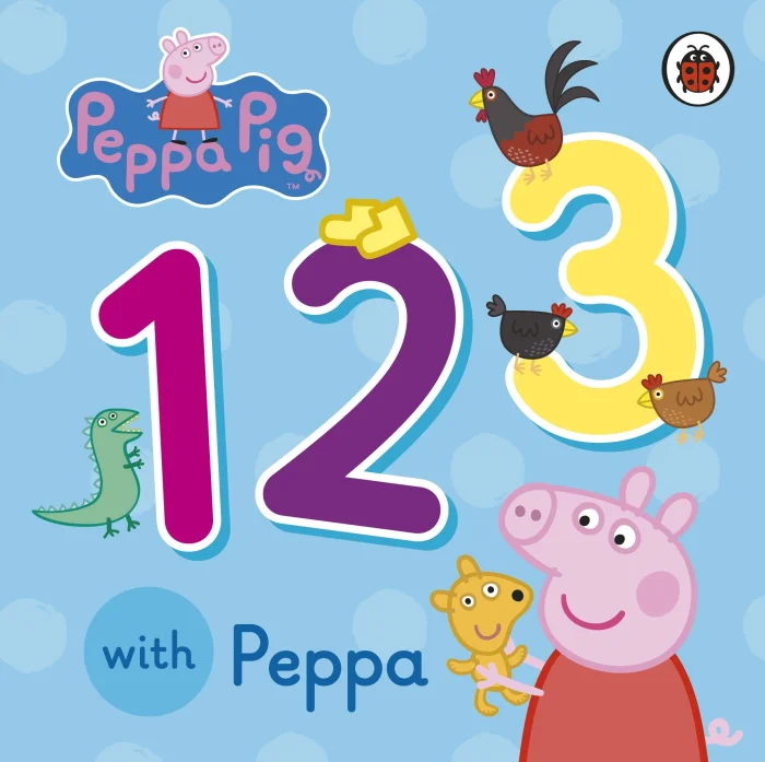123 with Peppa, anglická kniha - leporelo