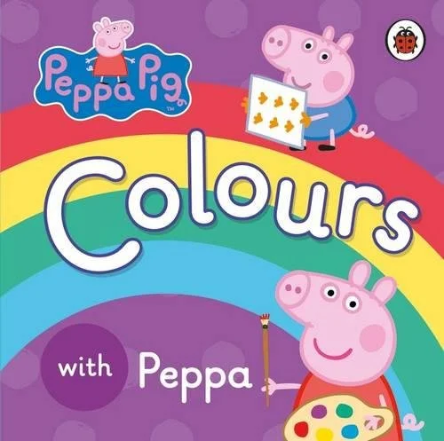 Colours with Peppa, anglická kniha - leporelo
