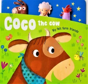 Coco The Cow, anglická kniha - leporelo