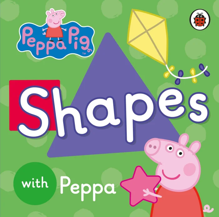 Shapes with Peppa, anglická kniha - leporelo