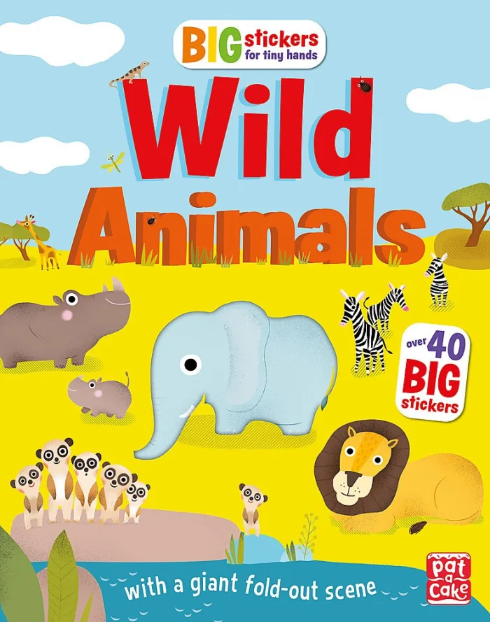 Wild Animals, kniha s nálepkami