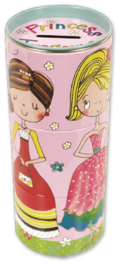 Princesses, plechová pokladnička