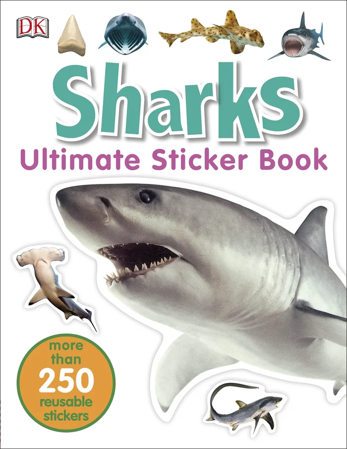 Sharks Ultimate Sticker Book, nálepkový zošit