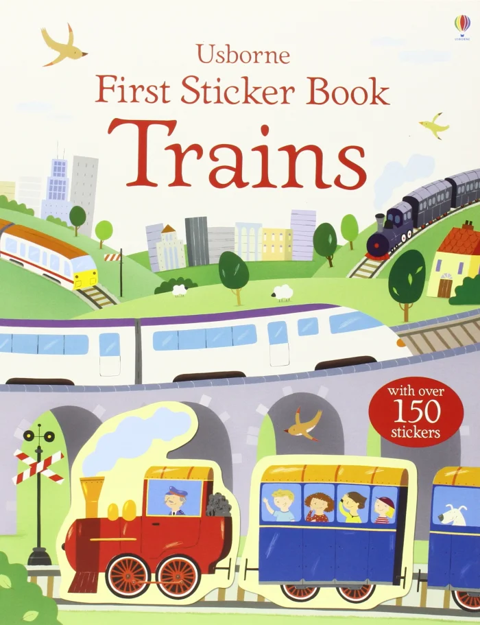 Trains, nálepkový zošit