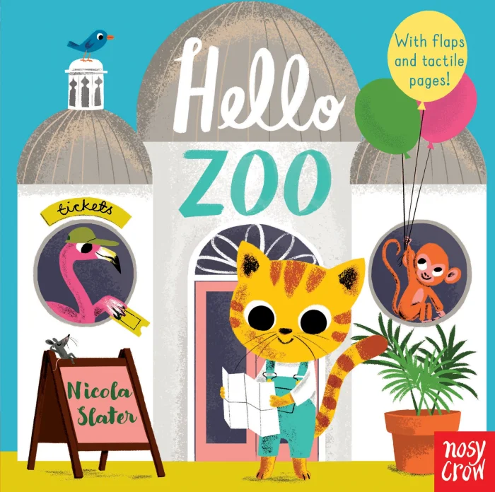 Hello Zoo, anglická kniha - leporelo