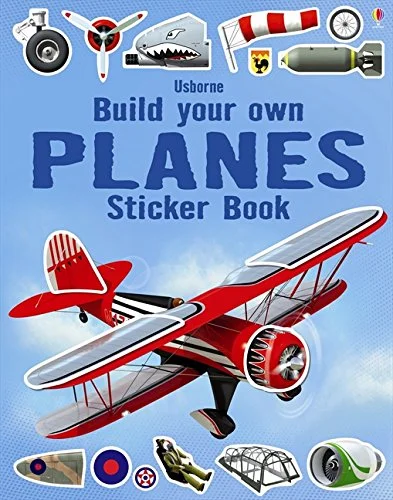 Build Your Own Planes Sticker Book, nálepkový zošit
