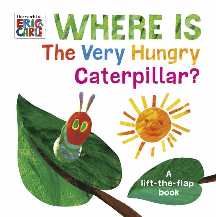 Where is the Very Hungry Caterpillar?, anglická kniha - leporelo