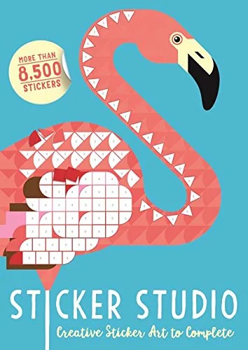 Sticker Studio: Creative Sticker Art to Complete, nálepkový zošit