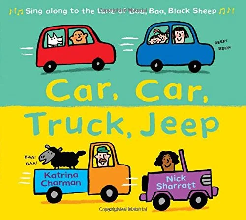 Car, Car, Truck, Jeep, anglická kniha