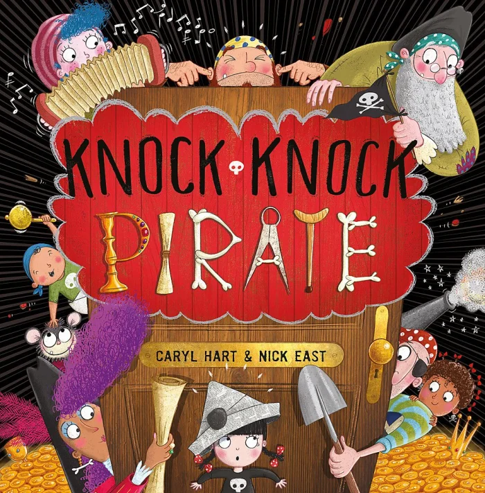 Knock Knock Pirate, anglická kniha