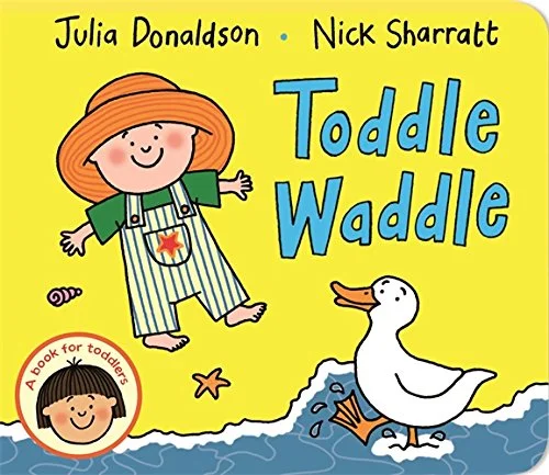 Toddle Waddle, anglická kniha - leporelo