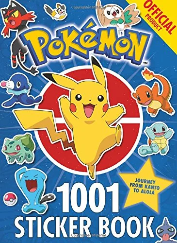 The Official Pokémon 1001 Sticker Book, nálepkový zošit