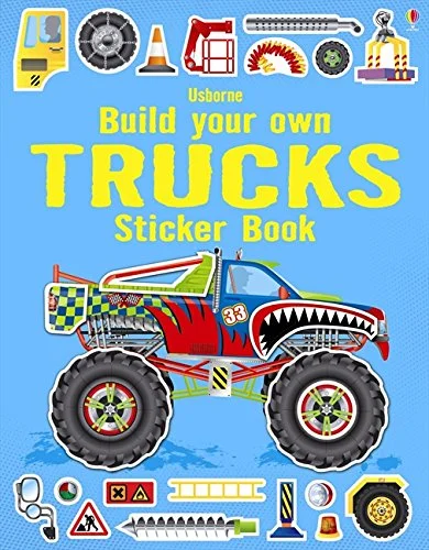 Build Your Own Trucks Sticker Book, nálepkový zošit