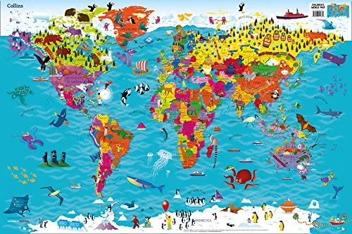 Children’s World Map, mapa