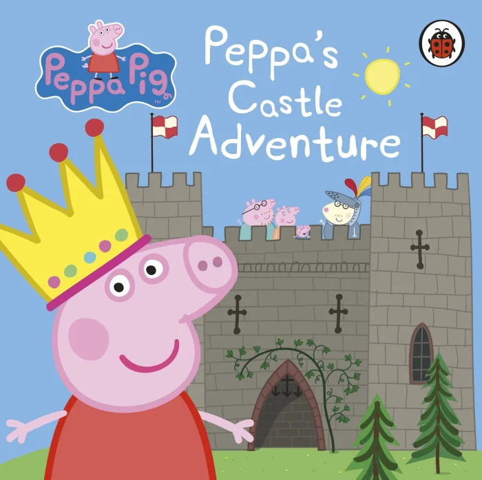 Peppa's Castle Adventure, anglická kniha - leporelo