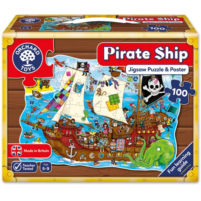 Pirate Ship (100 ks), puzzle