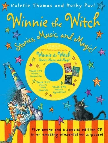Winnie and Wilbur: Stories, Music, and Magic!, 5 x anglická kniha s CD
