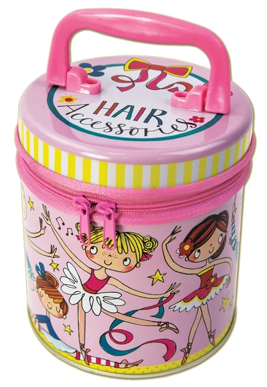 Hair Accessories Ballerina, plechovka so zipsom