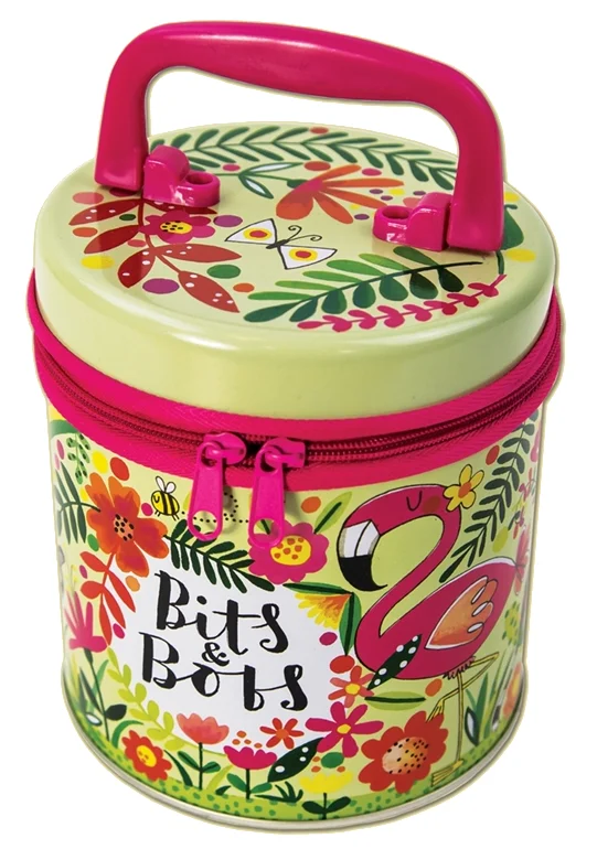 Bits & Bobs Tropical, plechovka so zipsom