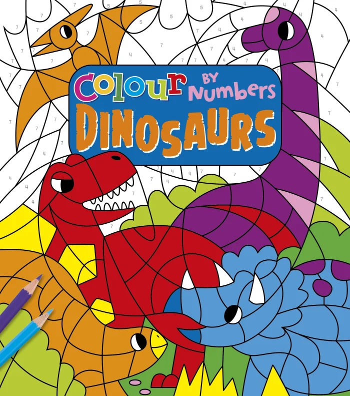 Dinosaurs, omaľovánka