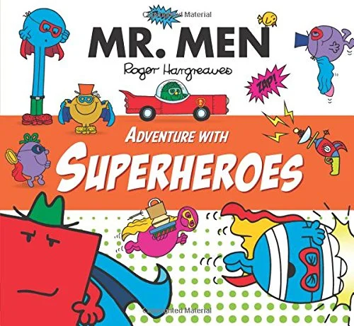 Mr. Men Adventure with Superheroes, anglická kniha