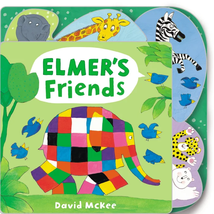 Elmer's Friends, anglická kniha - leporelo