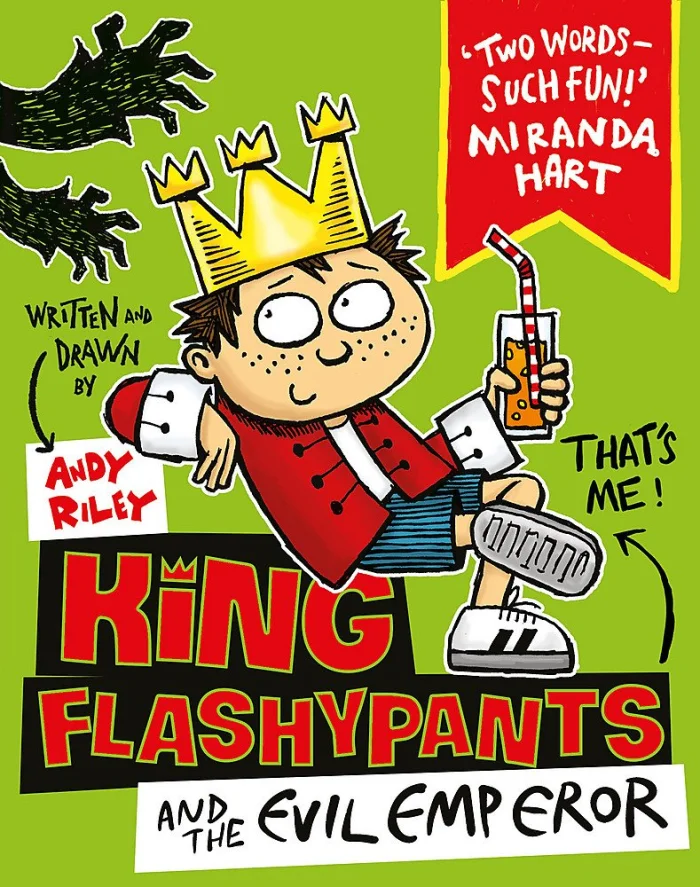 King Flashypants and the Evil Emperor (1), anglická kniha