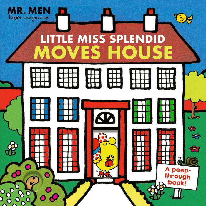 Little Miss Splendid Moves House, anglická kniha - leporelo